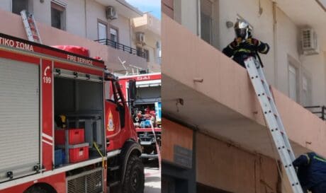 Χανιά: Διαμέρισμα «τυλίχθηκε» στις φλόγες