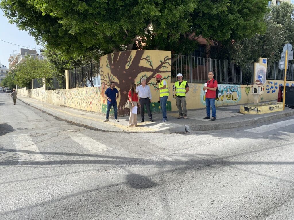 καλοκαιρινος πεζοδρομια διαβασεις