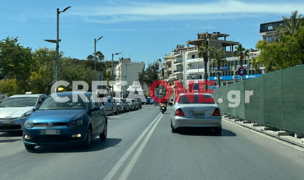 Η κίνηση στους δρόμους του Ηρακλείου
