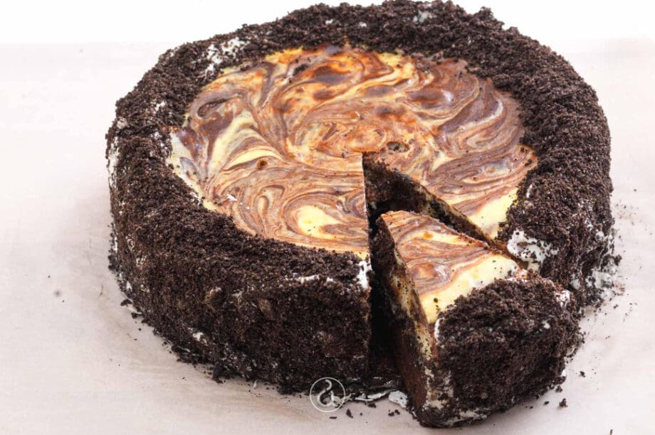 Cheesecake brownies