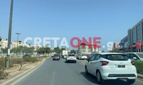 κίνηση στους δρόμους του Ηρακλείου