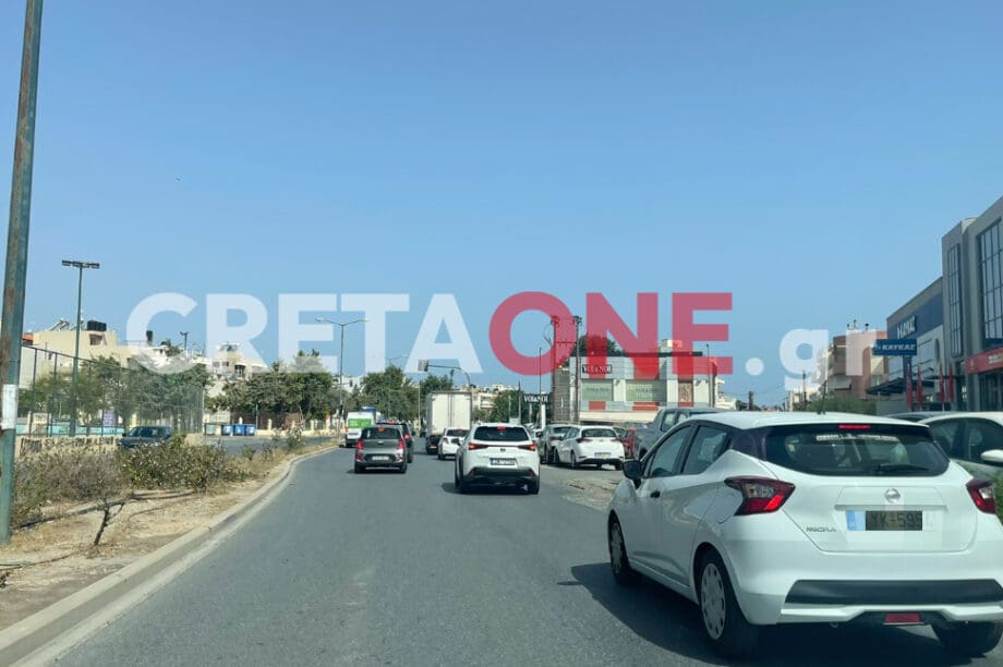 κίνηση στους δρόμους του Ηρακλείου