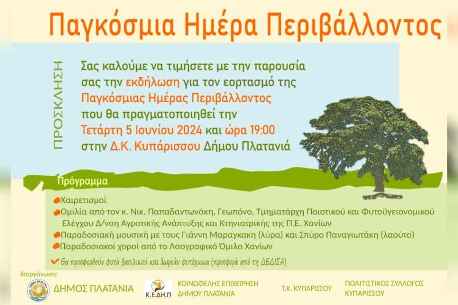 Παγκόσμια ημέρα περιβάλλοντος