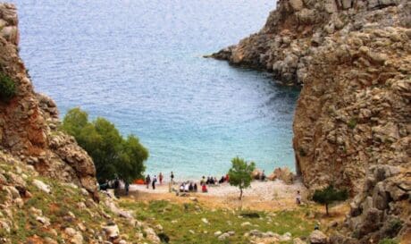 παραλία Αγριόμαντρα