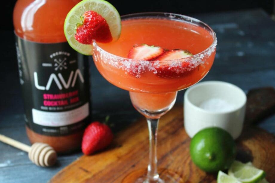 strawberry mocktail