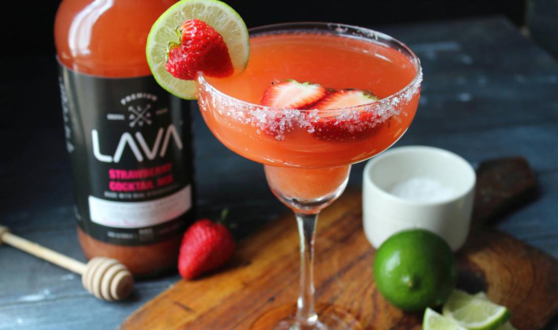 strawberry mocktail