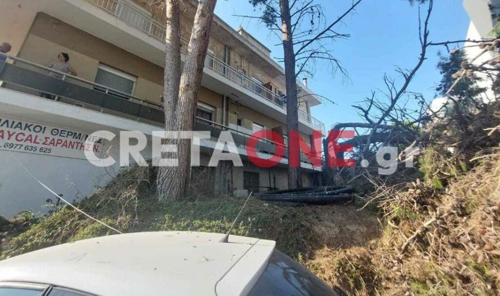 Πτώση δέντρου Ηράκλειο