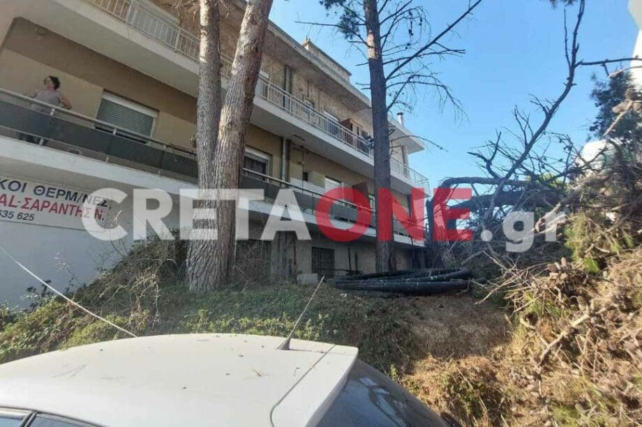 Πτώση δέντρου Ηράκλειο