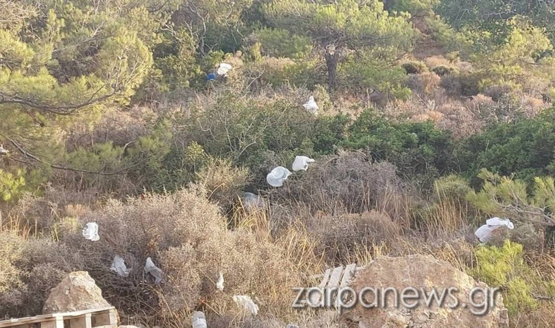 Ελαφονήσι σκουπίδια