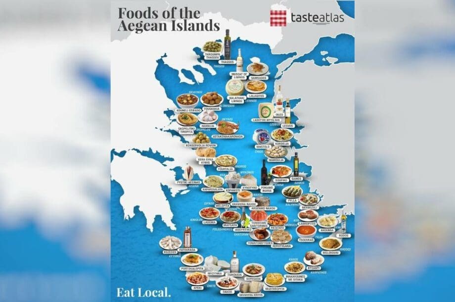 χάρτης φαγητά