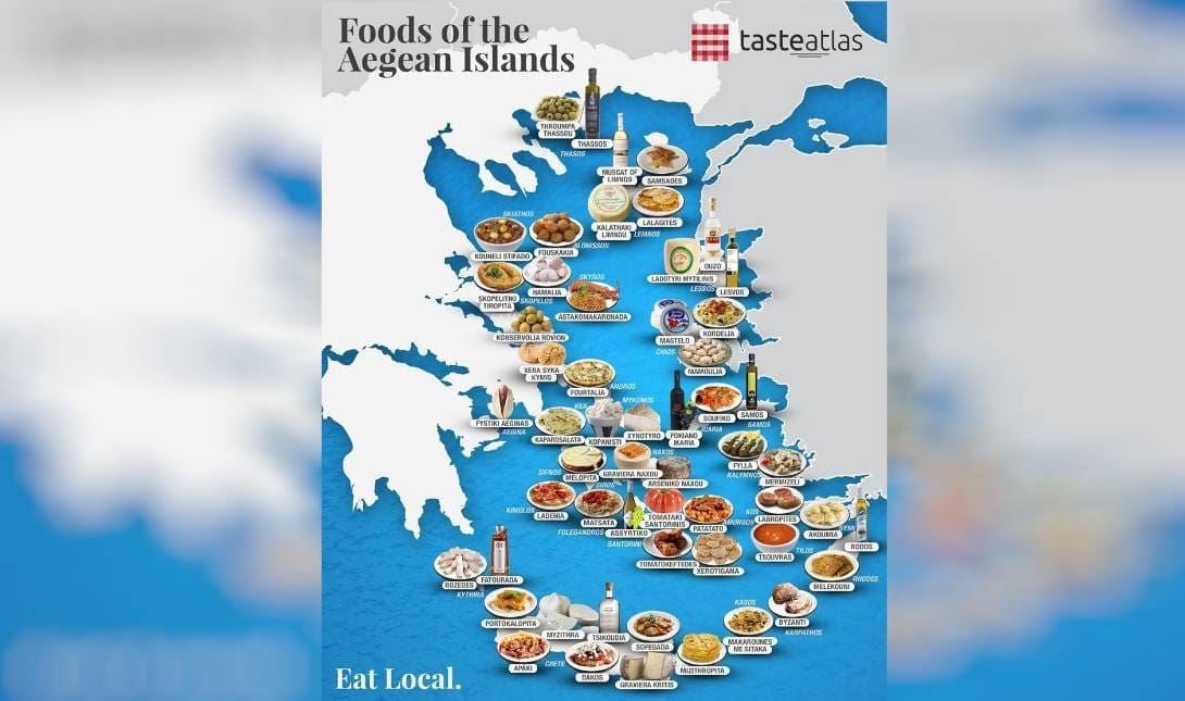 χάρτης φαγητά