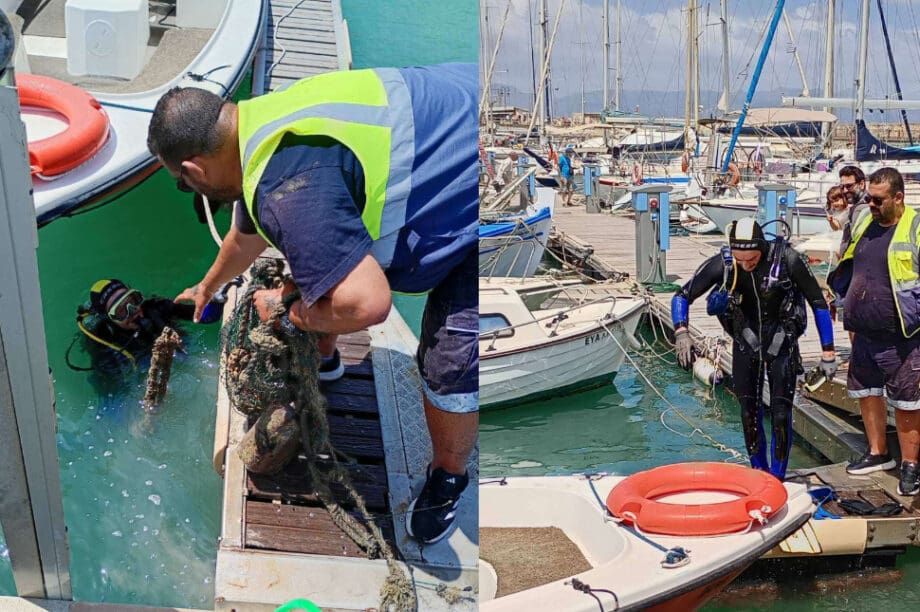 καθαρισμός λιμάνι Ηρακλείου