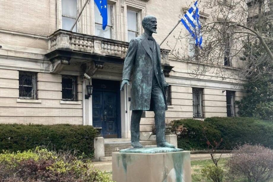 άγαλμα ελευθερίου βενιζέλου ουάσινγκτον