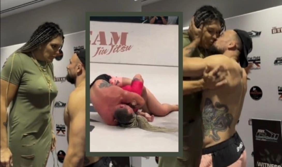Χαμός σε μεικτό αγώνα Jiu Jitsu