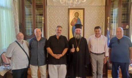 Η Ιστορική Λαογραφική Εταιρεία Ρεθύμνης επισκέφτηκε τον Μητροπολίτη Ρεθύμνης και Αυλοποτάμου κ. Πρόδρομο