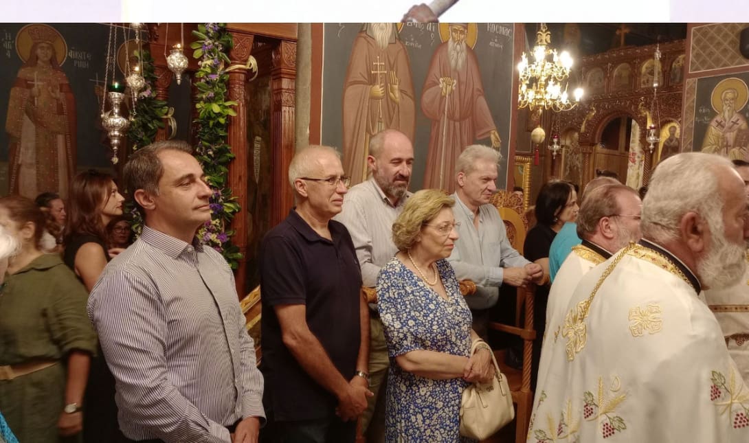 Ο Δήμαρχος Ηρακλείου στον εορτασμό του Αγίου Μύρωνος Επισκόπου Κρήτης