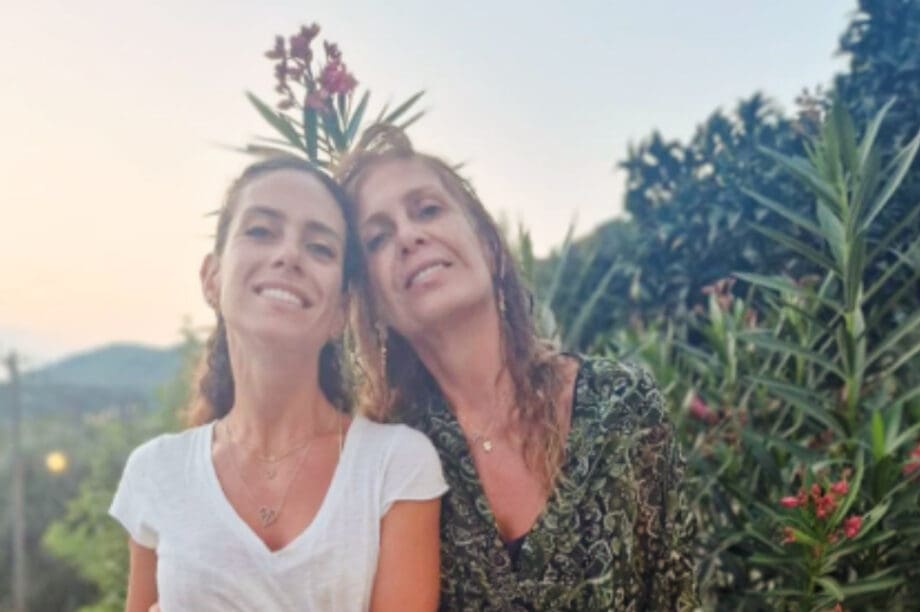 Η Κατερίνα Διδασκάλου με την κόρη της