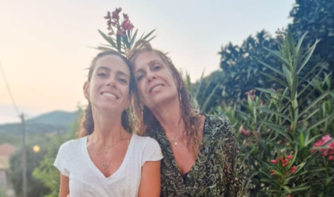 Η Κατερίνα Διδασκάλου με την κόρη της