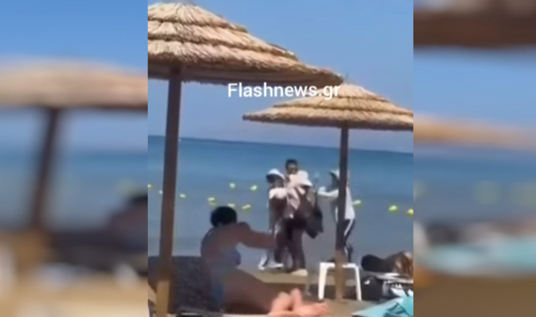 Χανιά: Δύο μασέζ έπαιξαν «ξύλο» στην παραλία της Αγίας Μαρίνας (βίντεο)