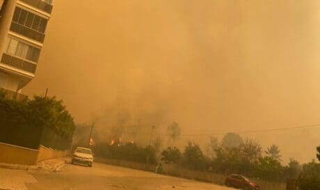 Σε κατοικημένες περιοχές η μεγάλη φωτιά στο Κορδελιό της Σμύρνης