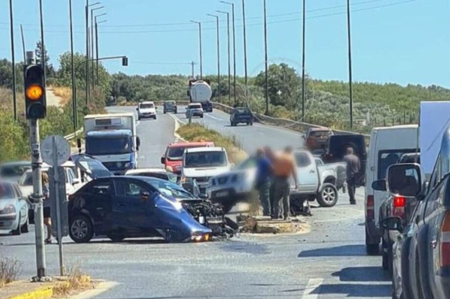 Τροχαίο στο Σκαλάνι Καραμπόλα