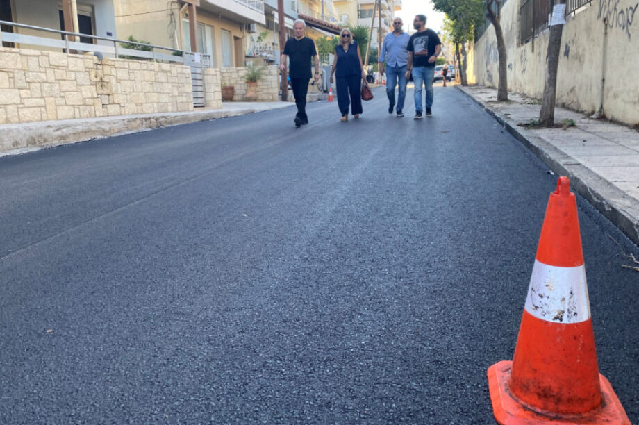 Ηράκλειο: Ανακατασκευή του οδοστρώματος για τις διαβάσεις πεζών στη συμβολή των οδών Αχαιών και Βενιζέλου