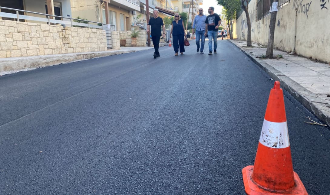 Ηράκλειο: Ανακατασκευή του οδοστρώματος για τις διαβάσεις πεζών στη συμβολή των οδών Αχαιών και Βενιζέλου