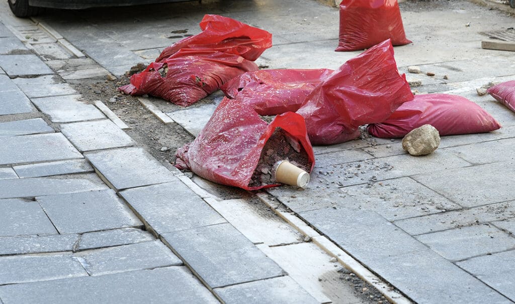 Τραγική είναι η κατάσταση που επικρατεί στην οδό Ταξιάρχου Μαρκοπούλου, στην καρδιά της πόλης του Ηρακλείου.