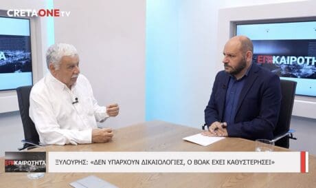 Ο Νίκος Ξυλούρης μιλά για όλα τα μεγάλα ζητήματα που απασχολούν το νησί
