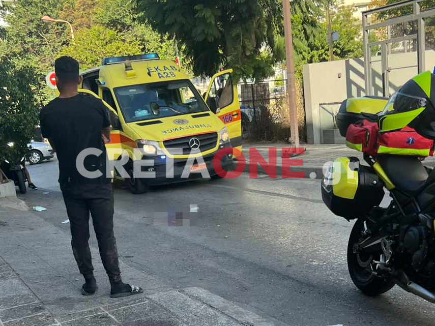 Τροχαίο ατύχημα στο Ηράκλειο