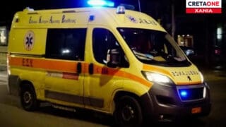 ΑΣΘΕΝΟΦΟΡΟ ΝΥΧΤΑ ΧΑΝΙΑ