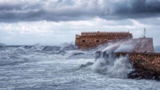 Λιμεναρχείο Ηρακλείου καιρός κακοκαιρία Κούλες