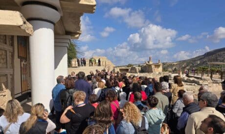 κνωσος Κνωσός: Ξεπέρασαν το 1 εκατομμύριο οι επισκέπτες το 2024