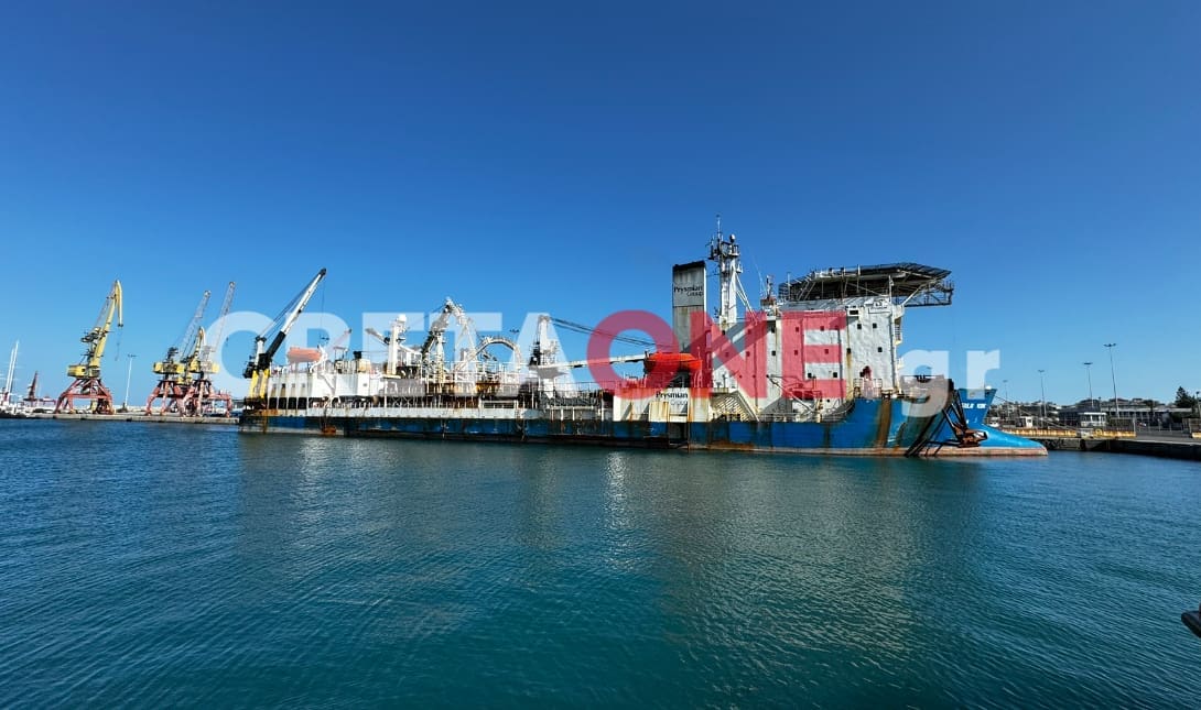 τα θηριώδη πλοία που εκτελούν την ηλεκτρική διασύνδεση Κρήτης - Αττικής