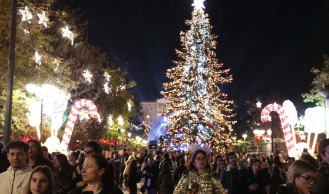 αθηνα χριστουγεννα