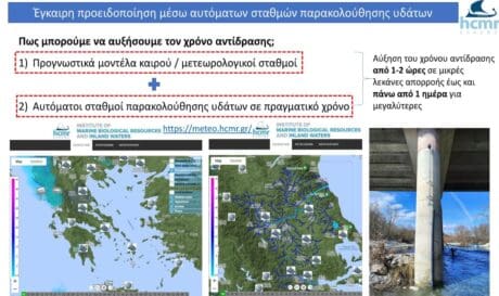 Δίκτυο παρακολούθησης υδάτων και προειδοποίηση για επικίνδυνα φαινόμενα