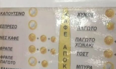 καφετέρια Τύρναβος τιμές