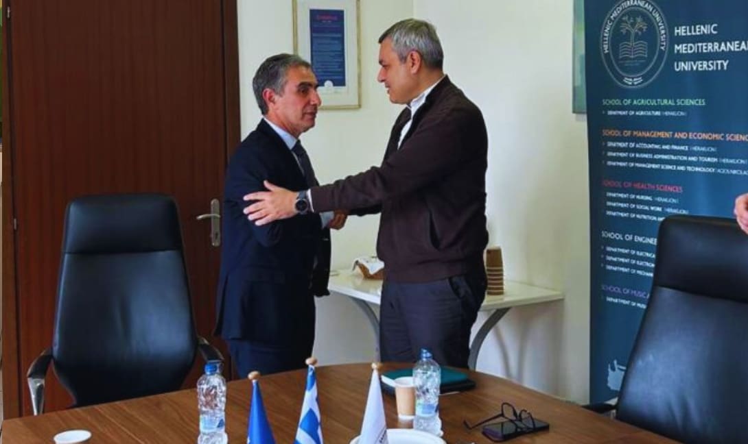 Με τον Πρύτανη του ΕΛΜΕΠΑ Ν. Κατσαράκη συναντήθηκε ο Χ. Μαμουλάκης