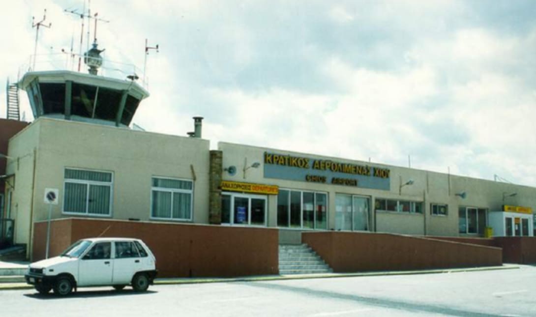 Αεροδρόμιο Χίος αεροπλάνο Αθήνα