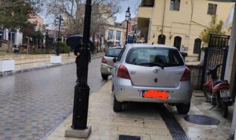 Αρχάνες πεζοδρόμια