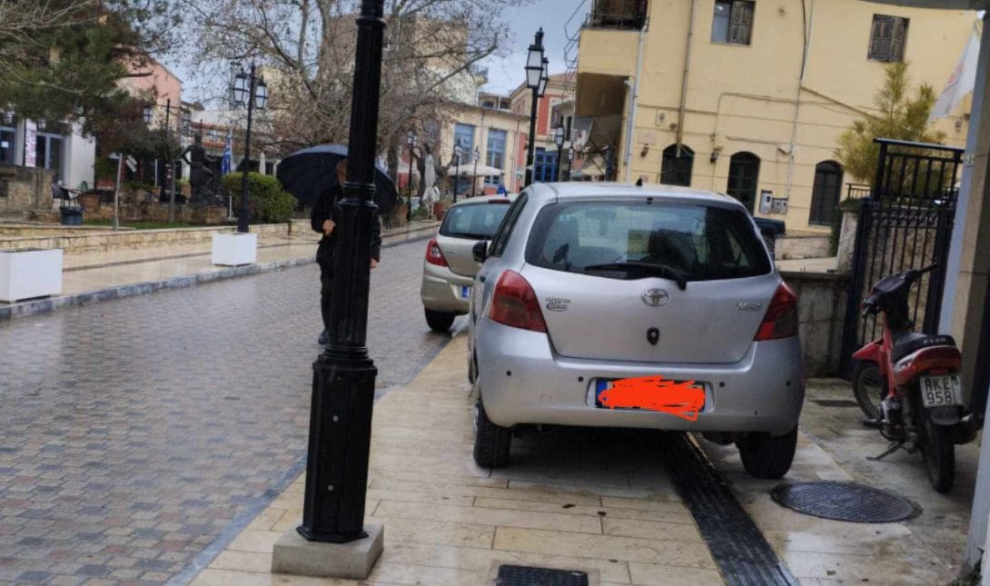 Αρχάνες πεζοδρόμια