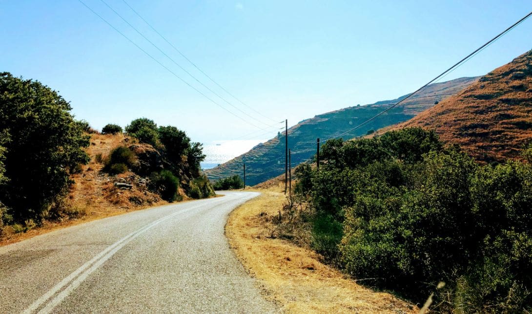 Κέα Τζια επαρχία δρόμος