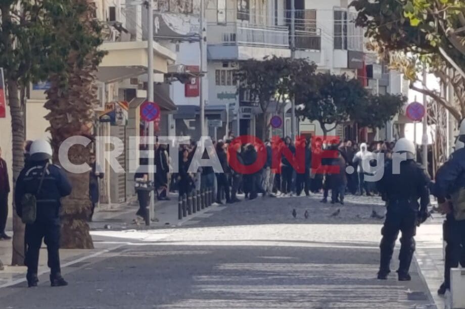 Ηράκλειο επεισόδια ρίψη
