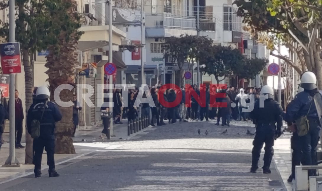 Ηράκλειο επεισόδια ρίψη