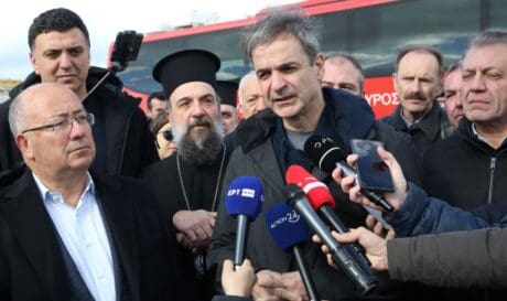 Κυριάκος Μητσοτάκης Σαντορίνη