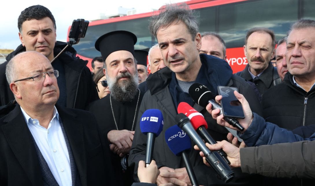 Κυριάκος Μητσοτάκης Σαντορίνη