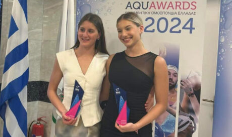 Βραβεύτηκαν στα “Aquawards” Μαγκαναράκη και Κουτράκη