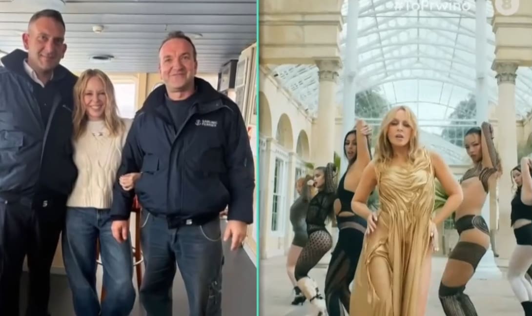 Πώς πέρασε στην Αίγινα η Kylie Minogue