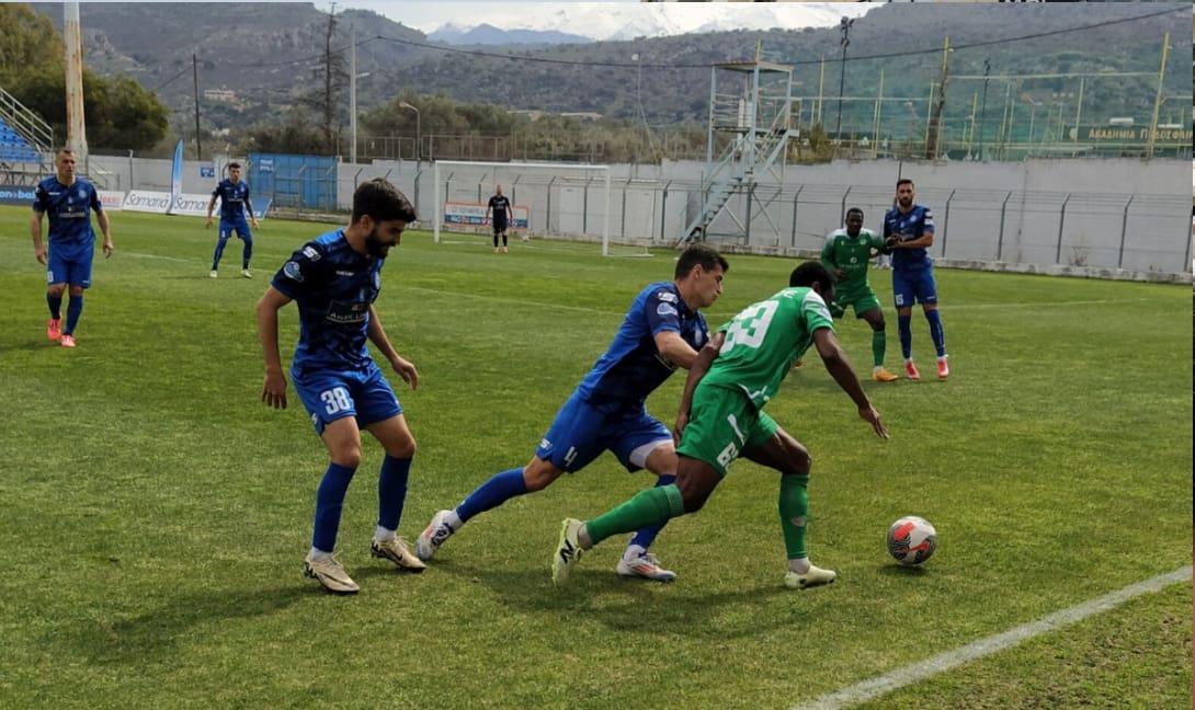 Χανιά: Νίκησαν 2-0 τον Παναργειακό και πλησιάζουν στην παραμονή