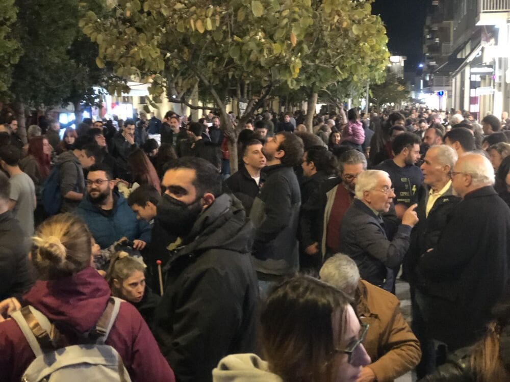 Διαδήλωση Ηράκλειο Τέμπη